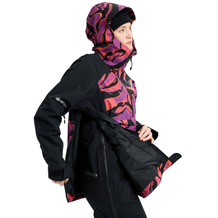 Burton AK Kimmy GORE-TEX 2L Anorak - Women's Slash Multi/True Black