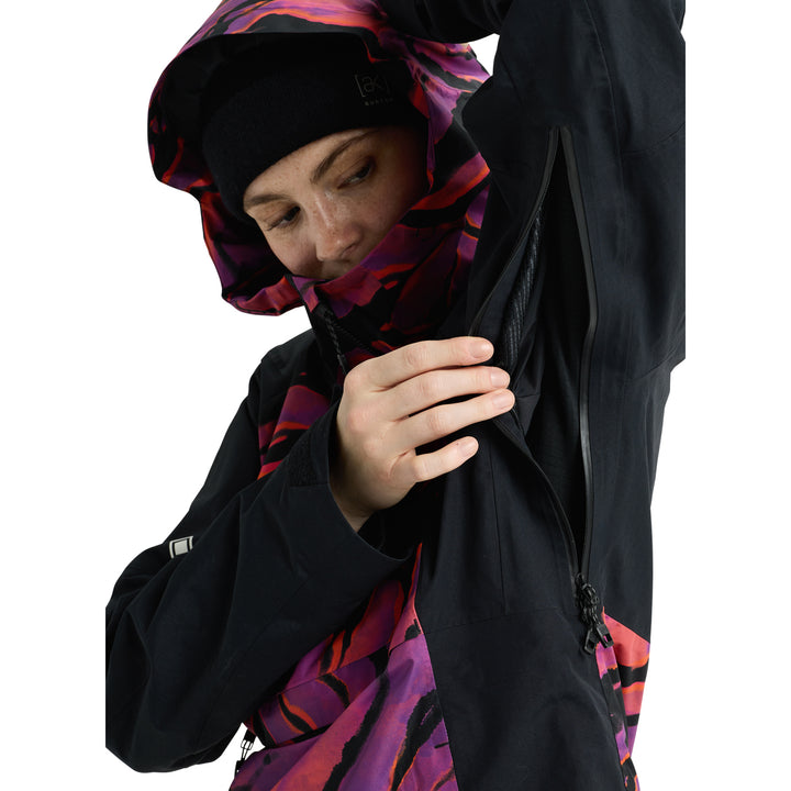 Burton AK Kimmy GORE-TEX 2L Anorak - Women's Slash Multi/True Black