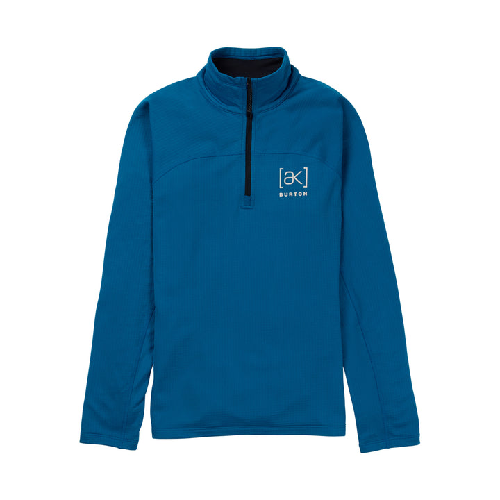 Burton [ak] Helium Grid Fleece Quarter Zip Top - Women's Blue Teal