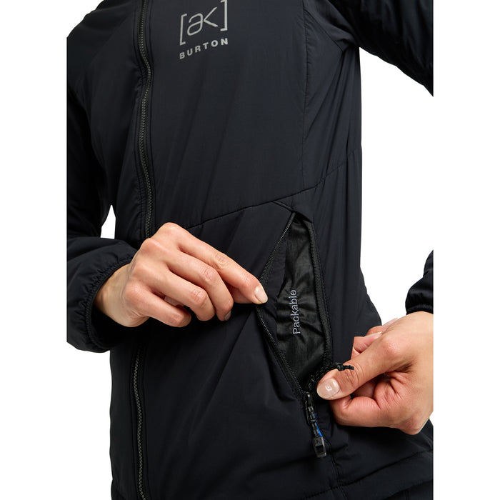 Burton [ak] Helium Stretch Hooded Jacket - Women's True Black