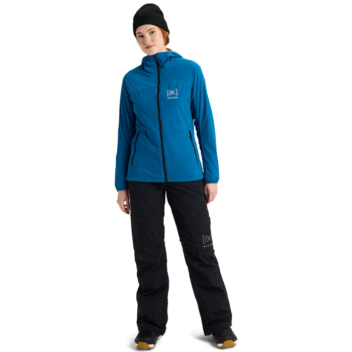 Burton [ak] Helium Stretch Hooded Jacket - Women's Blue Teal