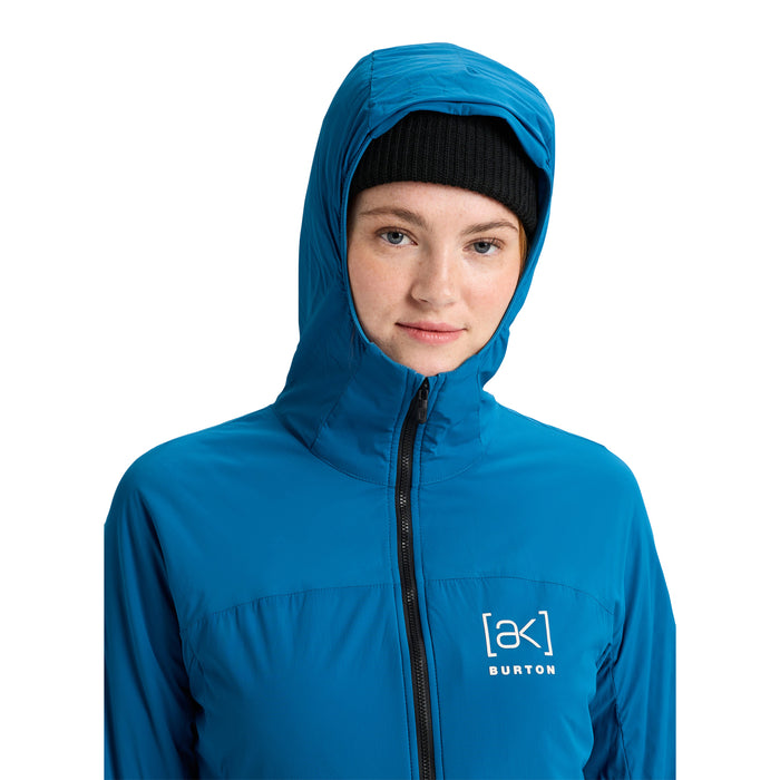 Burton [ak] Helium Stretch Hooded Jacket - Women's Blue Teal