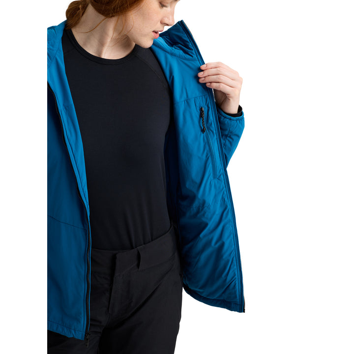Burton [ak] Helium Stretch Hooded Jacket - Women's Blue Teal