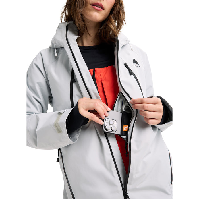 Burton Reserve GORE-TEX 2L Insulated Jacket - Women's Gray Cloud