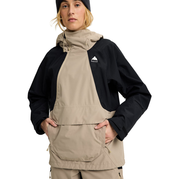 Burton Reserve 2L Relaxed Anorak - Women's Summit Taupe/True Black