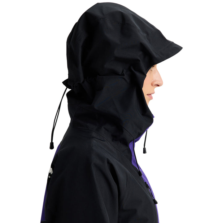 Burton Reserve GORE-TEX 2L Jacket - Women's Prism Violet/True Black/Gray Cloud