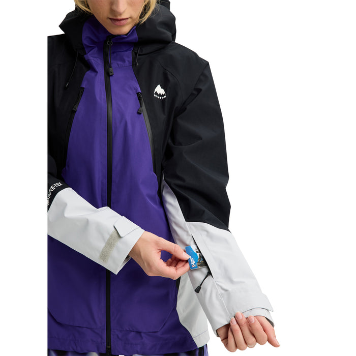 Burton Reserve GORE-TEX 2L Jacket - Women's Prism Violet/True Black/Gray Cloud
