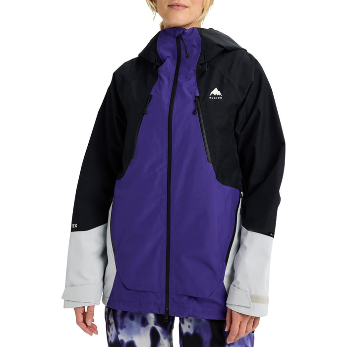 Burton Reserve GORE-TEX 2L Jacket - Women's Prism Violet/True Black/Gray Cloud