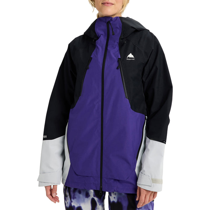 Burton Reserve GORE-TEX 2L Jacket - Women's Prism Violet/True Black/Gray Cloud
