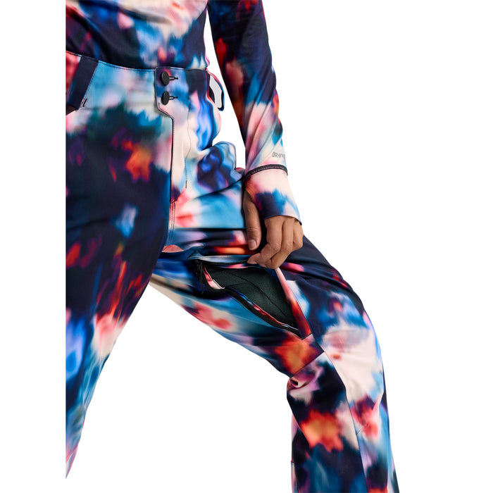Burton Reserve 2L Stretch Slim Pants - Women's Floral Blur