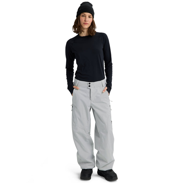 Burton Reserve 2L Relaxed Pants - Women's Gray Cloud
