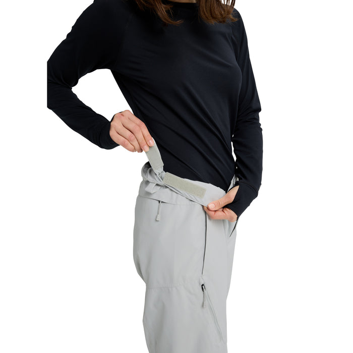 Burton Reserve 2L Relaxed Pants - Women's Gray Cloud