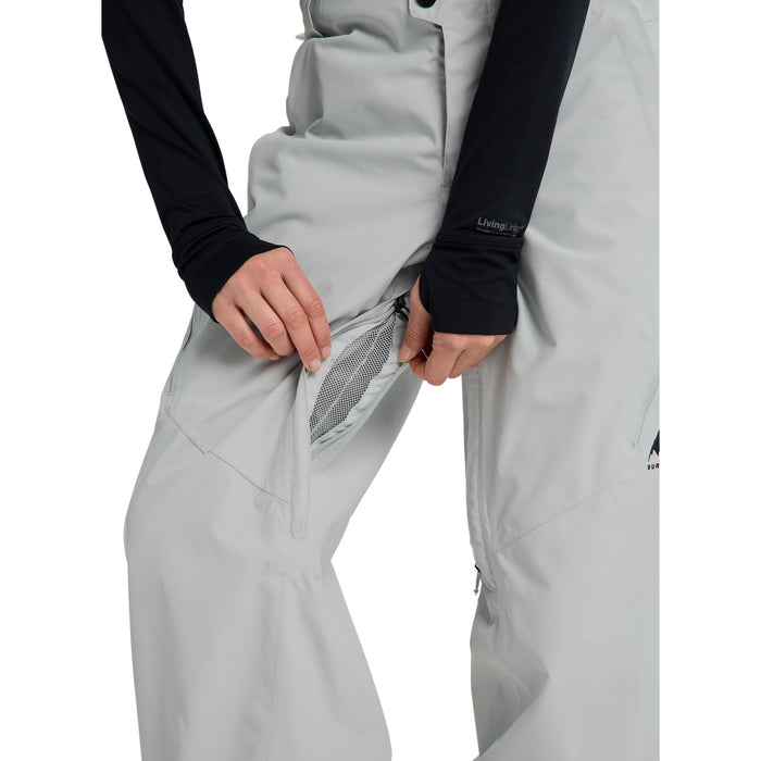 Burton Reserve 2L Relaxed Pants - Women's Gray Cloud