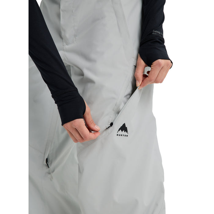 Burton Reserve 2L Relaxed Pants - Women's Gray Cloud