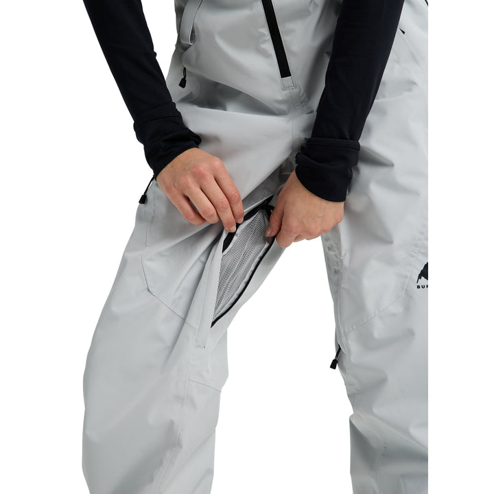 Burton Reserve GORE-TEX 2L Bib Pants - Women's Gray Cloud