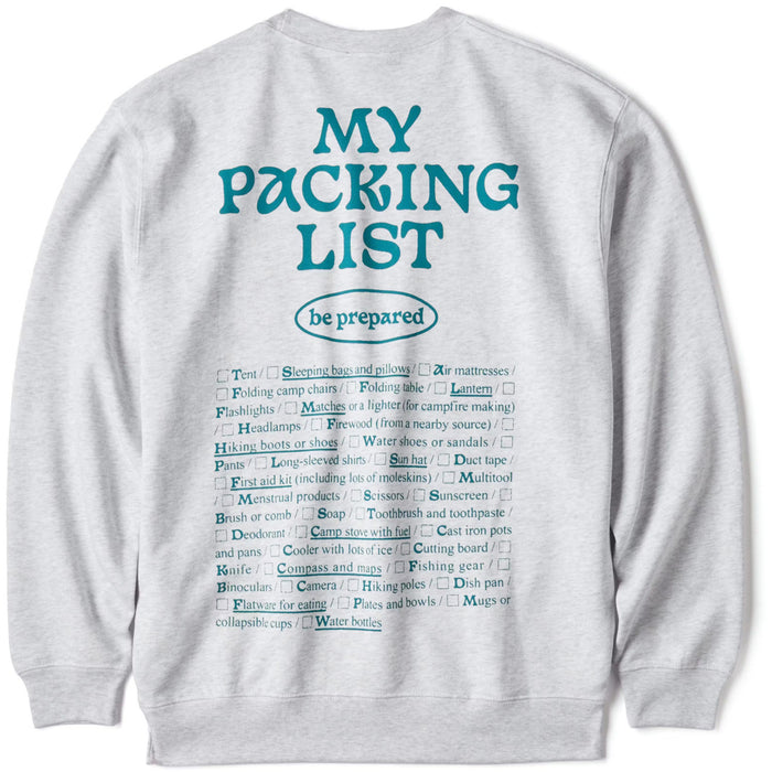 Manastash Crew Sweat Be Prepared Sweatshirt - Men's Oatmeal