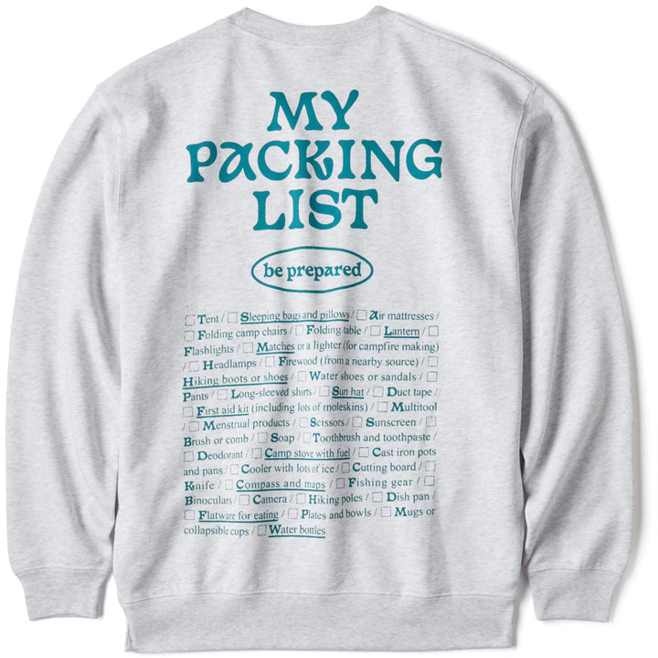Manastash Crew Sweat Be Prepared Sweatshirt - Men's Oatmeal