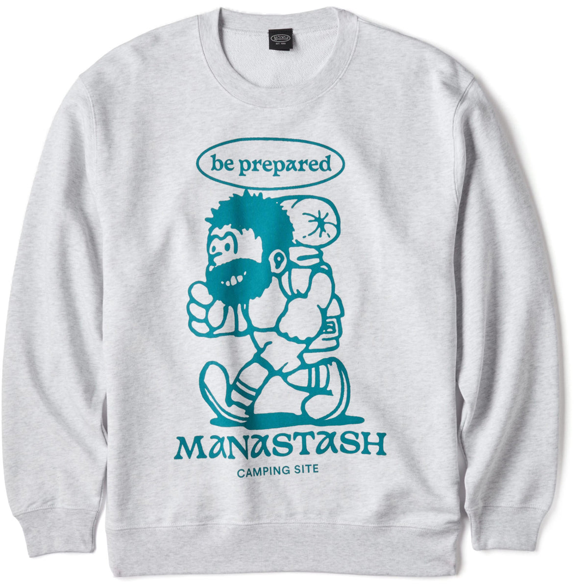Manastash Crew Sweat Be Prepared Sweatshirt - Men's Oatmeal