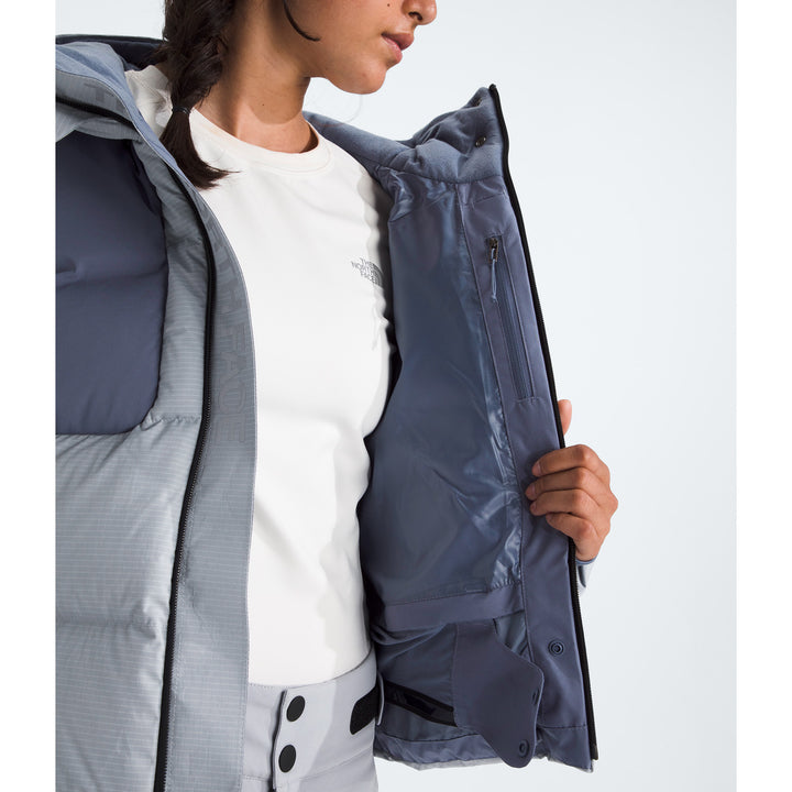 The North Face Cold Spell Cropped Down Jacket - Women's Blue Flax/Twilight Galaxy