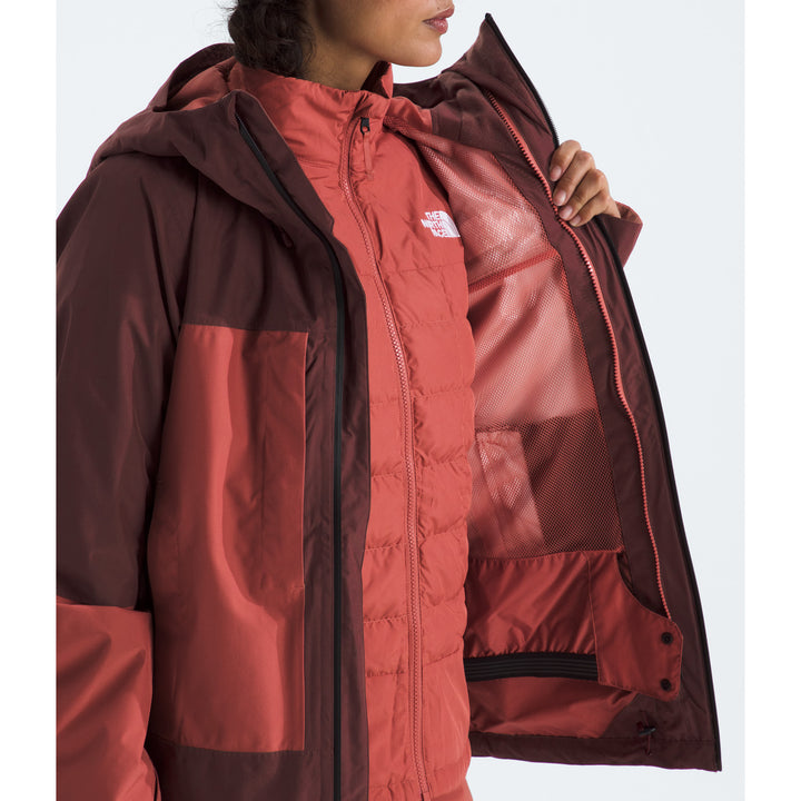 The North Face ThermoBall™ Snow Triclimate® Jacket - Women's Sumac/Mars Dust