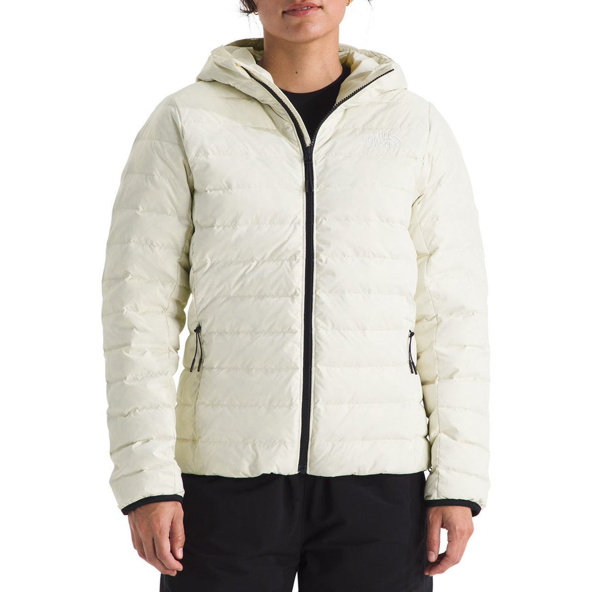 The North Face Classic Down Hooded Jacket - Women's White Dune