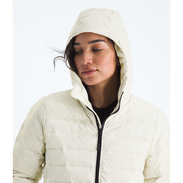 The North Face Classic Down Hooded Jacket - Women's White Dune