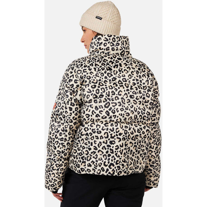 Rossignol Aretu Allover Down Jacket - Women's Natural Wild Leopard Print