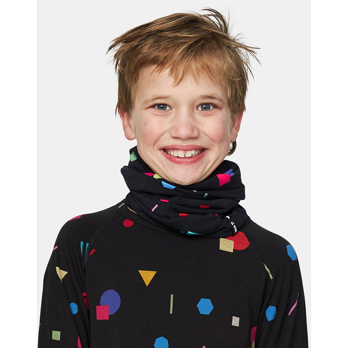 Le Bent Confetti Midweight Neck Gaiter - Kids' Black