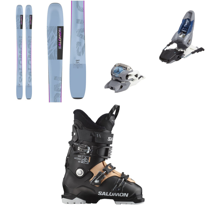 Salomon QST Lux 92 Skis + Marker Squire 11 Ski Bindings + Salomon QST Access 60 W Ski Boots - Women's 2025