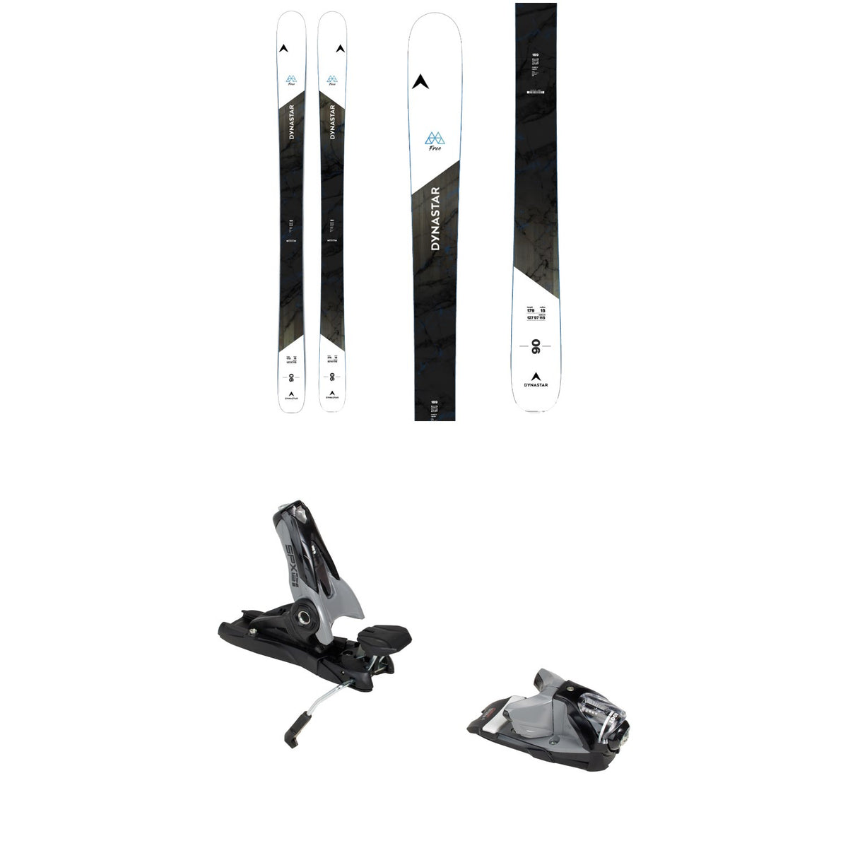 Dynastar M-Free 90 Skis + Look SPX 12 GW Pro Ski Bindings 2026
