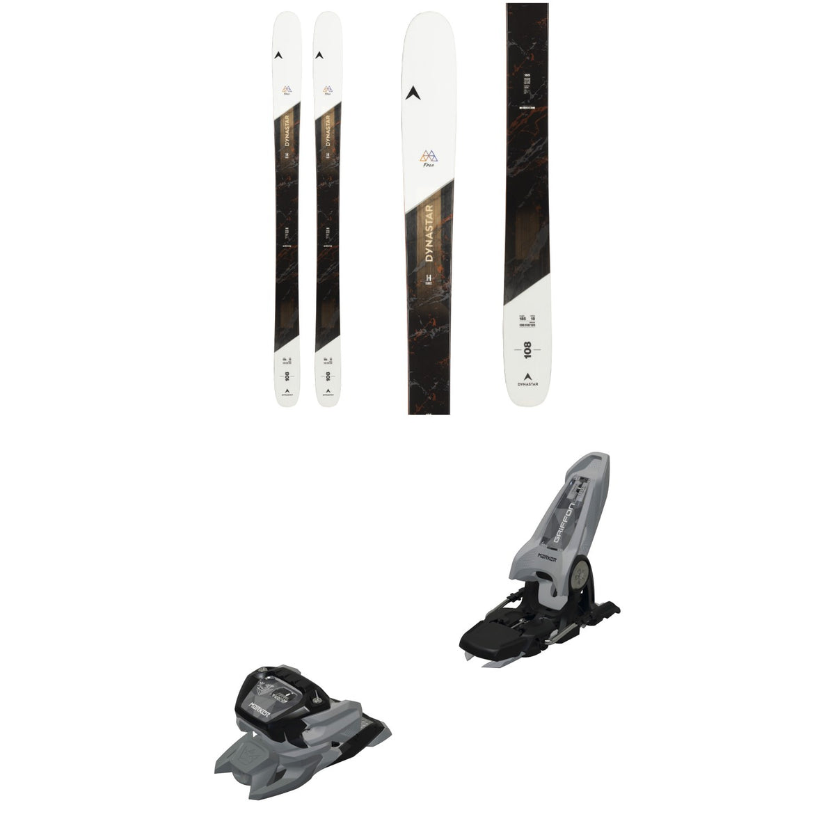 Dynastar M-Free 108 Skis + Marker Griffon 13 ID Ski Bindings