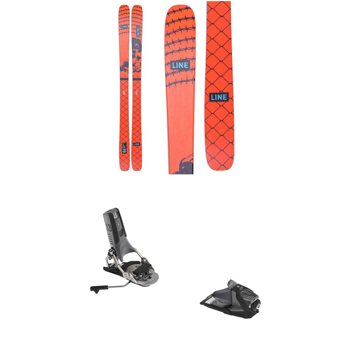 Line Skis Chronic 94 Skis + Look Pivot 2.0 13 GW Ski Bindings 2026