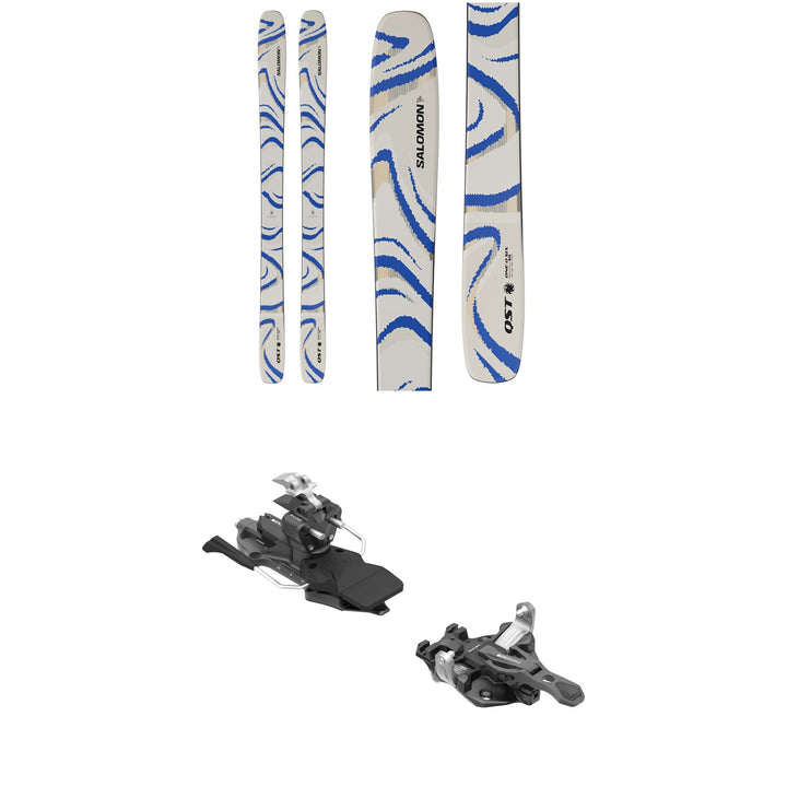 Salomon QST 106 Skis + ATK Raider 13 Evo Alpine Touring Ski Bindings 2026