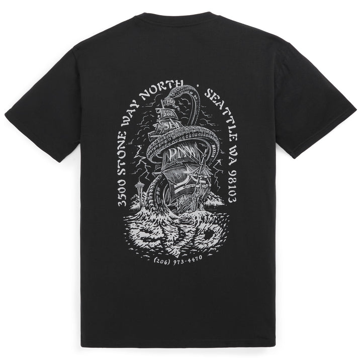 evo Seattle Service Pocket T-Shirt - Unisex Black-Seattle