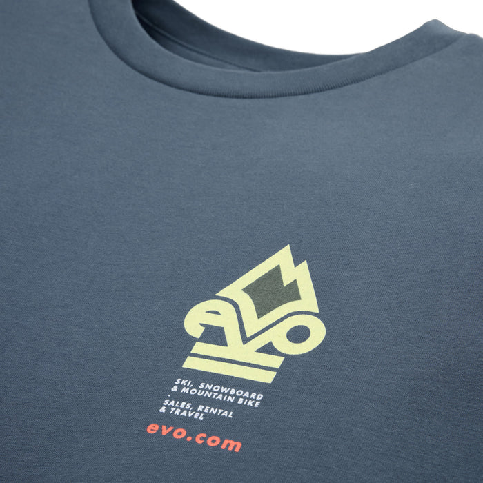 evo Triad Long-Sleeve T-Shirt - Unisex Petrol Blue
