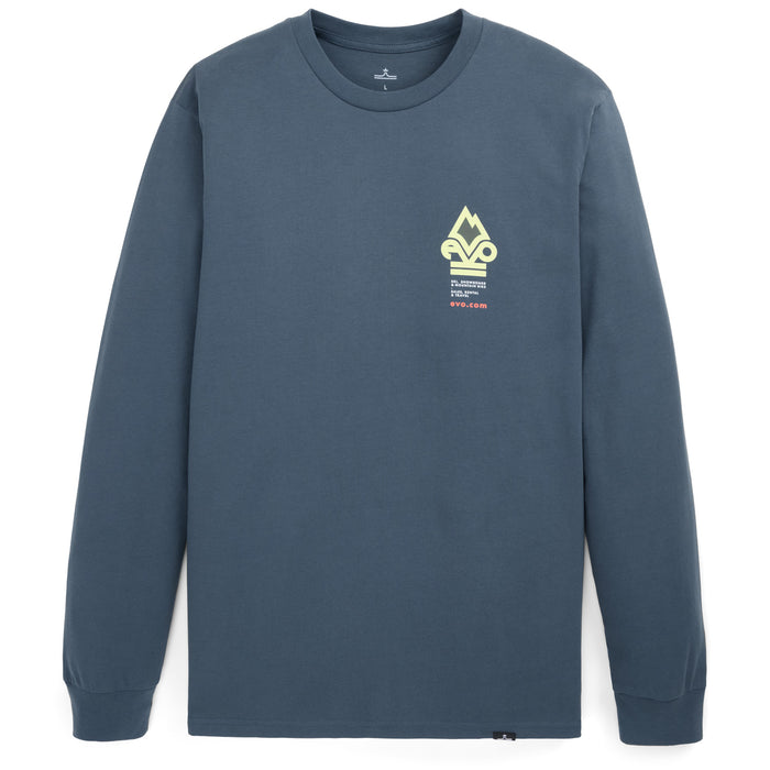 evo Triad Long-Sleeve T-Shirt - Unisex Petrol Blue