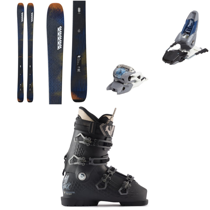 K2 Mindbender 90 C Skis + Marker Squire 11 Ski Bindings + Rossignol Alltrack Pro 100 MV Ski Boots