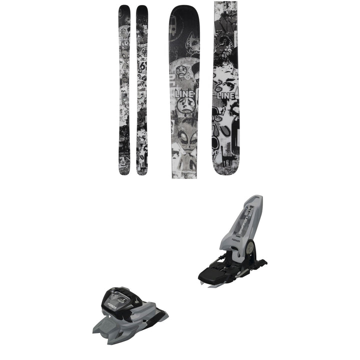 Line Skis Chronic 101 Skis + Marker Griffon 13 ID Ski Bindings