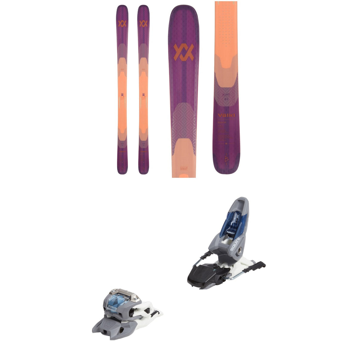 Völkl Blaze 94 Skis + Marker Squire 11 Ski Bindings