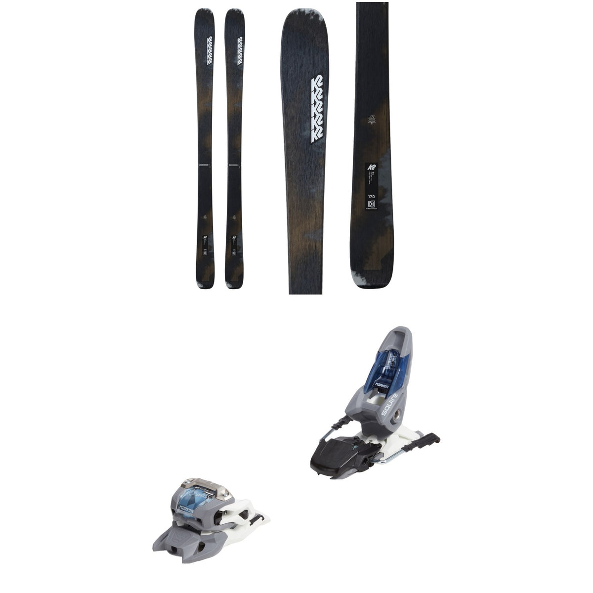K2 Mindbender 85 Skis + Marker Squire 11 Ski Bindings