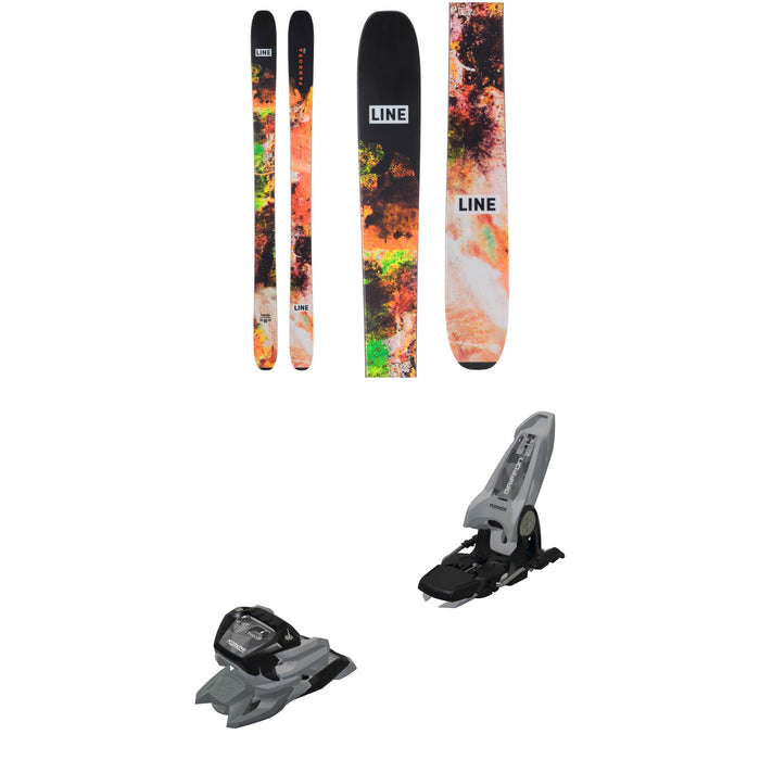 Line Skis Pandora 106 Skis + Marker Griffon 13 ID Ski Bindings