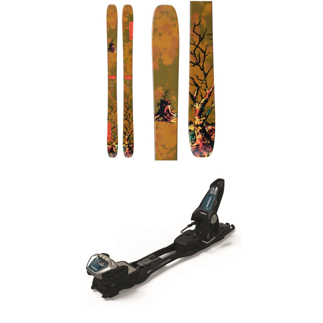 K2 Reckoner 110 Skis + Marker Baron EPF 13 L Alpine Touring Ski Bindin – evo