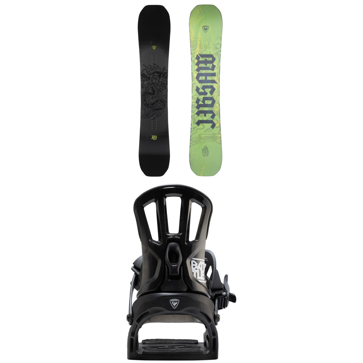 Rossignol Jibsaw Snowboard + Battle Snowboard Bindings 2026