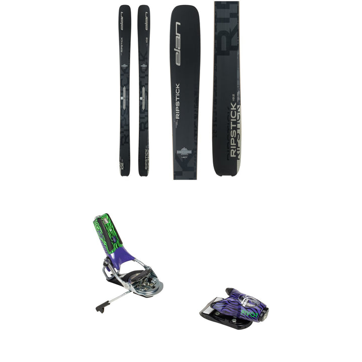 Elan Ripstick 102 Black Edition Skis + Look x evo Pivot 2.0 15 GW Ski Bindings 2026