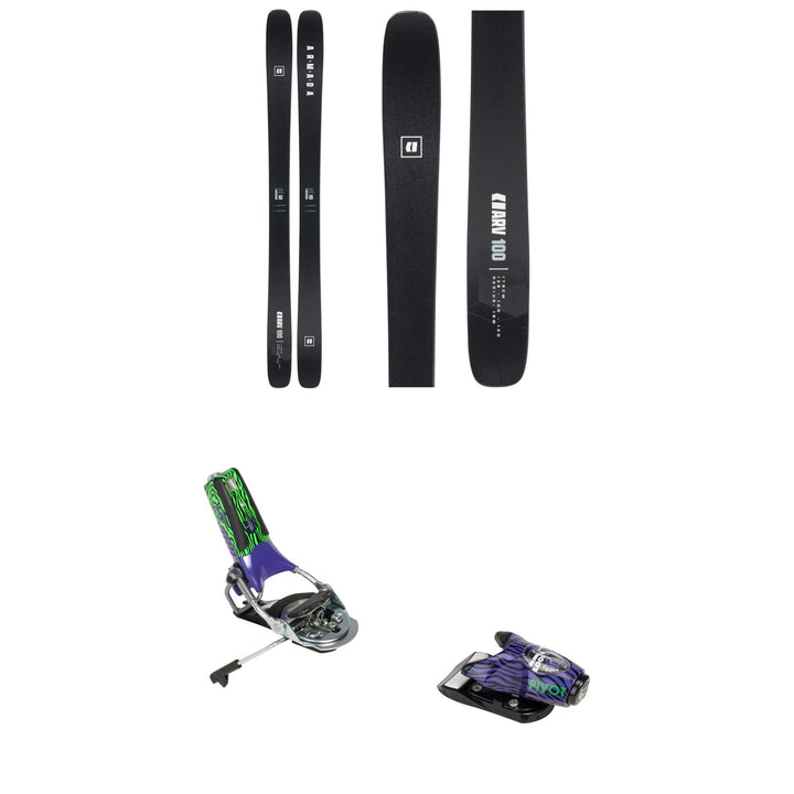 Armada ARV 100 Black Edition Skis + Look x evo Pivot 2.0 15 GW Ski Bindings 2026