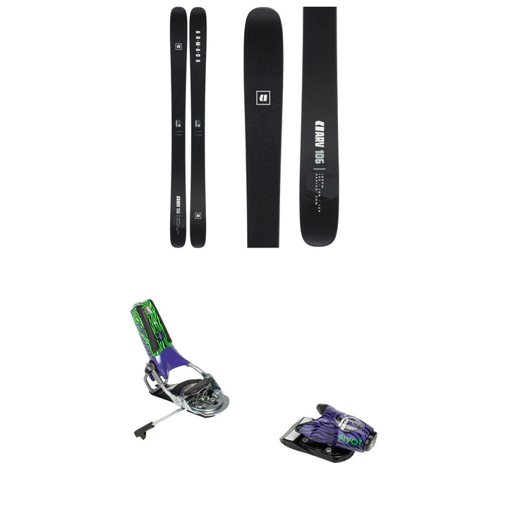 Armada ARV 106 Black Edition Skis + Look x evo Pivot 2.0 15 GW Ski Bindings 2026