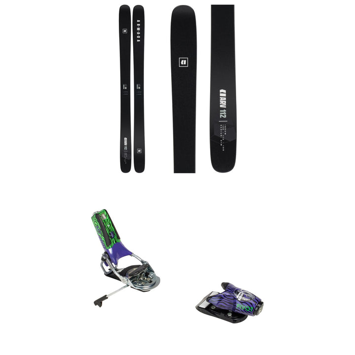 Armada ARV 112 Black Edition Skis + Look x evo Pivot 2.0 15 GW Ski Bindings 2026
