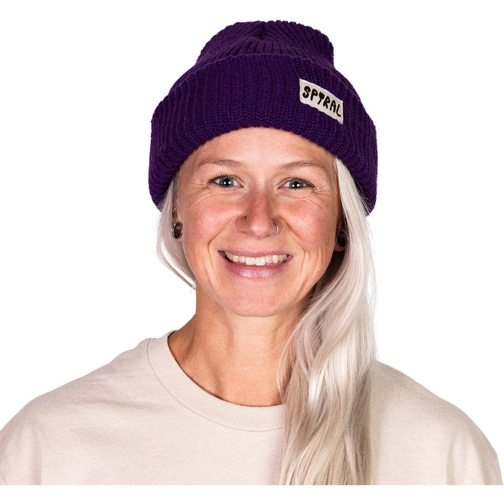 Spiral Wax Co. Bork Beanie Purple