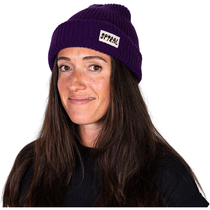 Spiral Wax Co. Bork Beanie Purple