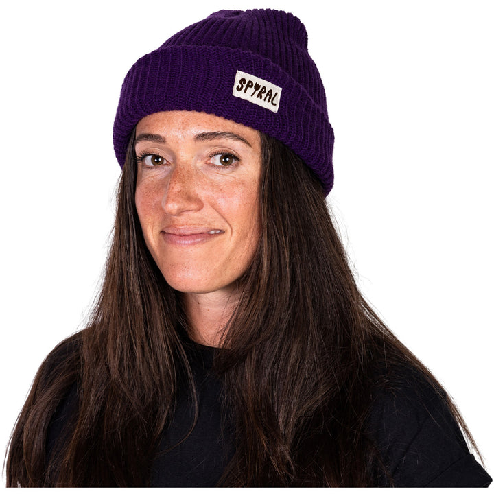 Spiral Wax Co. Bork Beanie Purple
